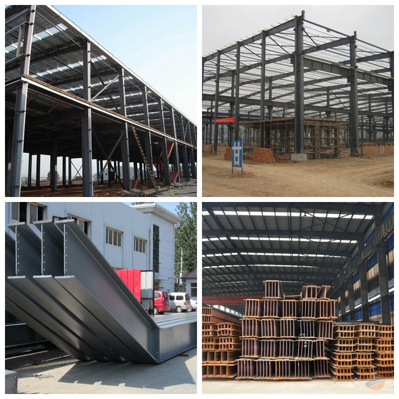 高频焊接H型钢应用于钢结构厂房建设